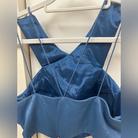 Beautiful dhoti skirt set with jacket - Picture 4 of 7